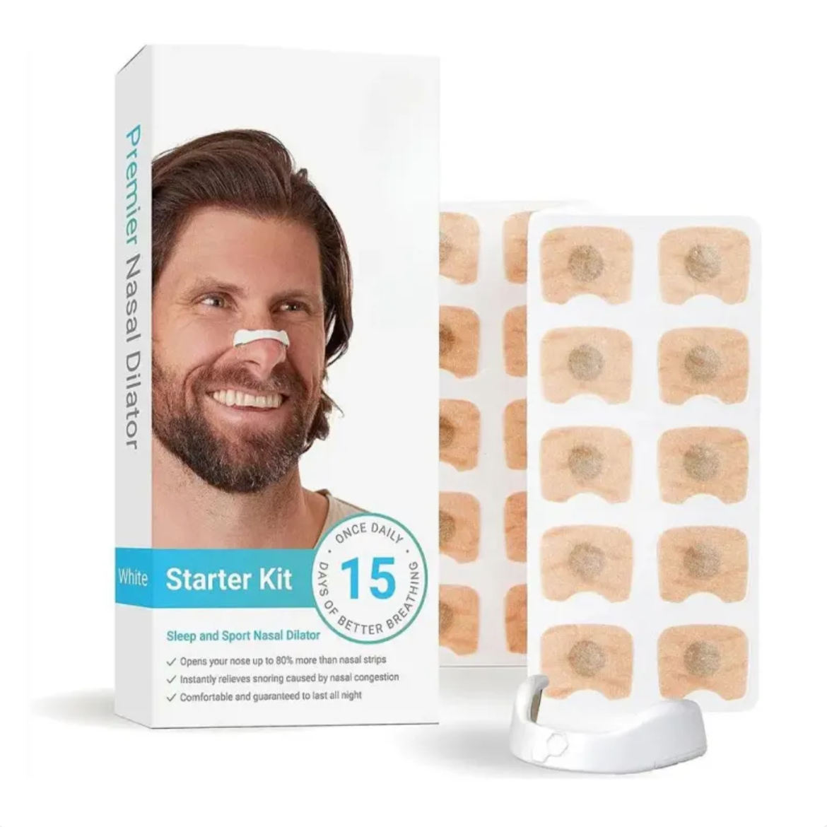 Dilatateurs nasaux Breathe Easy – Ouvre-nez sans médicament pour une meilleure respiration et un sommeil plus profond