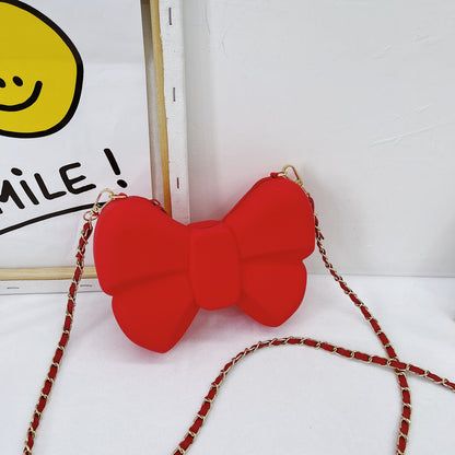 Diagonal Coin Purse Bow Princess Bag Parent-child Bag