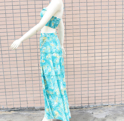 One-shoulder Back Fashionable Two-piece Sexy Dress