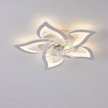 Lámpara de techo con ventilador moderna y sencilla para dormitorio, silenciosa, para sala de estar