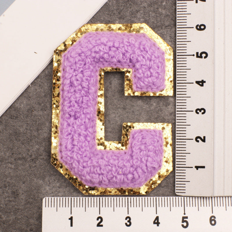 26 Patchs de Vêtements Brodés avec Lettres