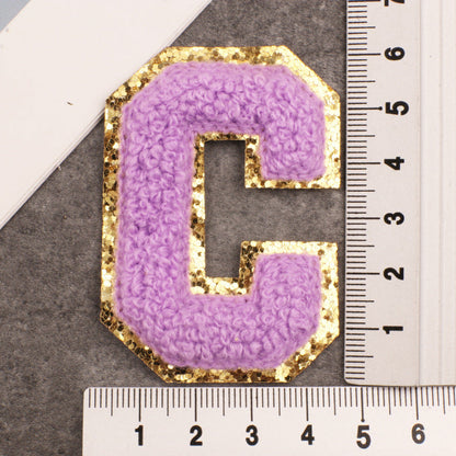 26 Patchs de Vêtements Brodés avec Lettres