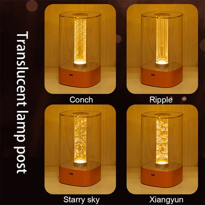 Nouvelle Lampe d'Ambiance LED Tactile Rechargeable USB Protection des Yeux Lampe de Chevet pour Chambre Bar Restaurant Décoration Jardin Veilleuse Décoration Intérieure