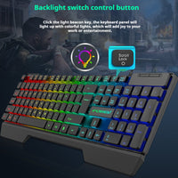 Clavier Filaire Lumineux Accessoires pour Ordinateur de Bureau et Portable