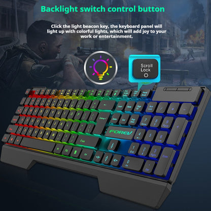 Clavier Filaire Lumineux Accessoires pour Ordinateur de Bureau et Portable