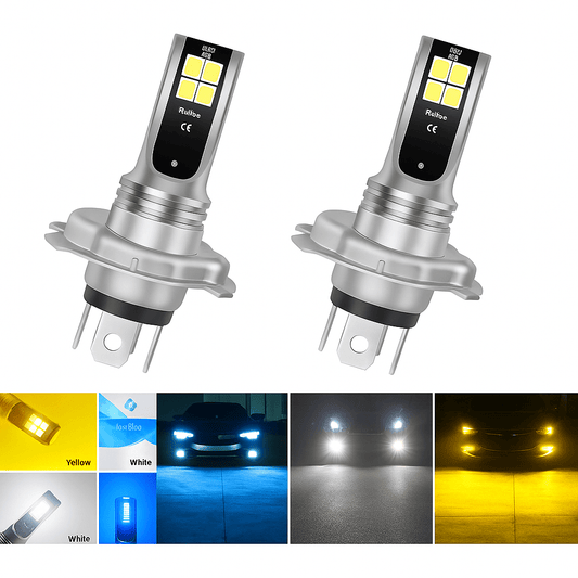 2 faros antiniebla LED | Bombillas automotrices superbrillantes de 6000 K de luz blanca