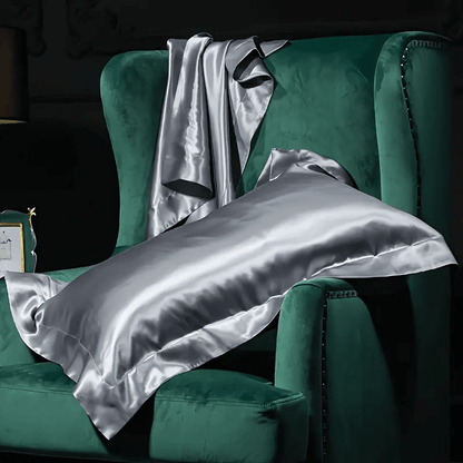2 Pack Satin Silk Pillowcases for Hair & Skin – Soft, Smooth, Cooling Pillow Covers (Queen Size)