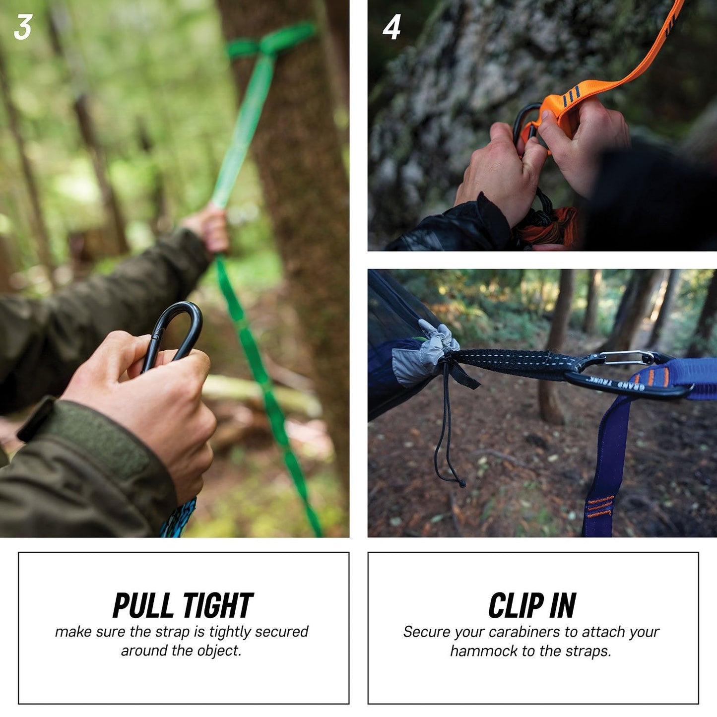 Trunk Straps | Hammock Suspension Straps with 36 Adjustment Points