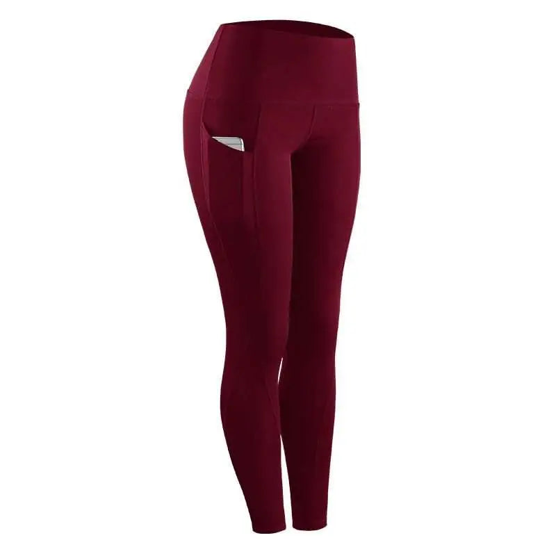 3-Pack Women Compression Skinny Fitness Leggings with Pockets