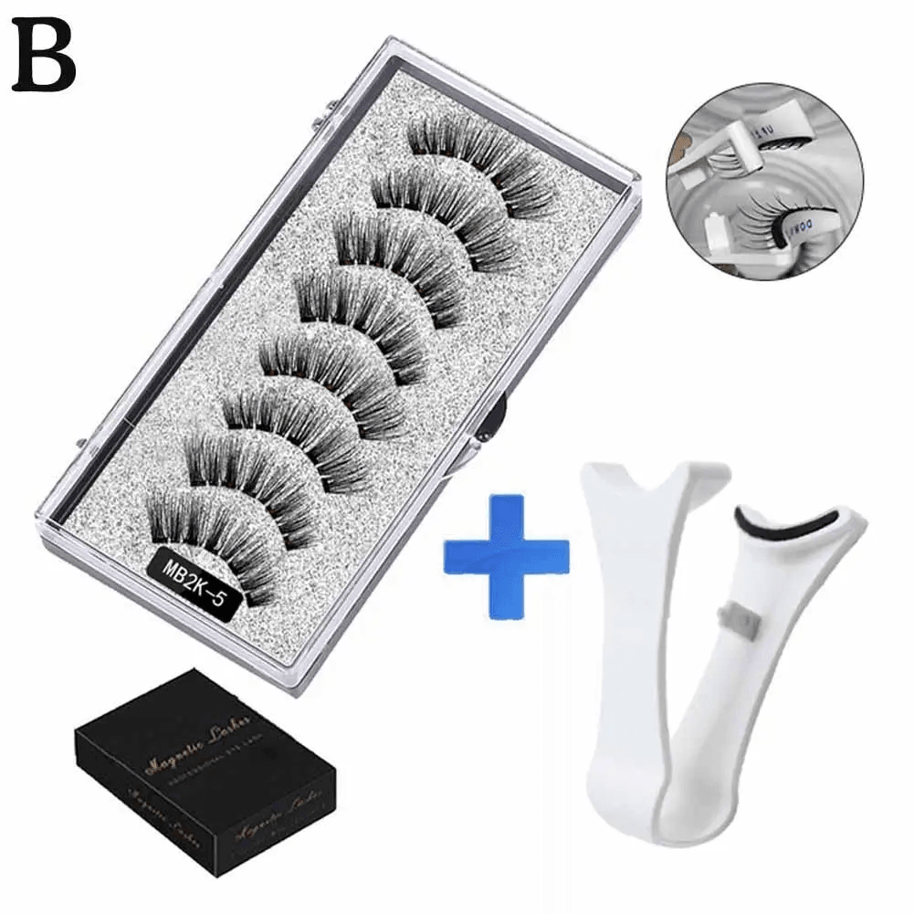 Cils magnétiques 3D réutilisables
