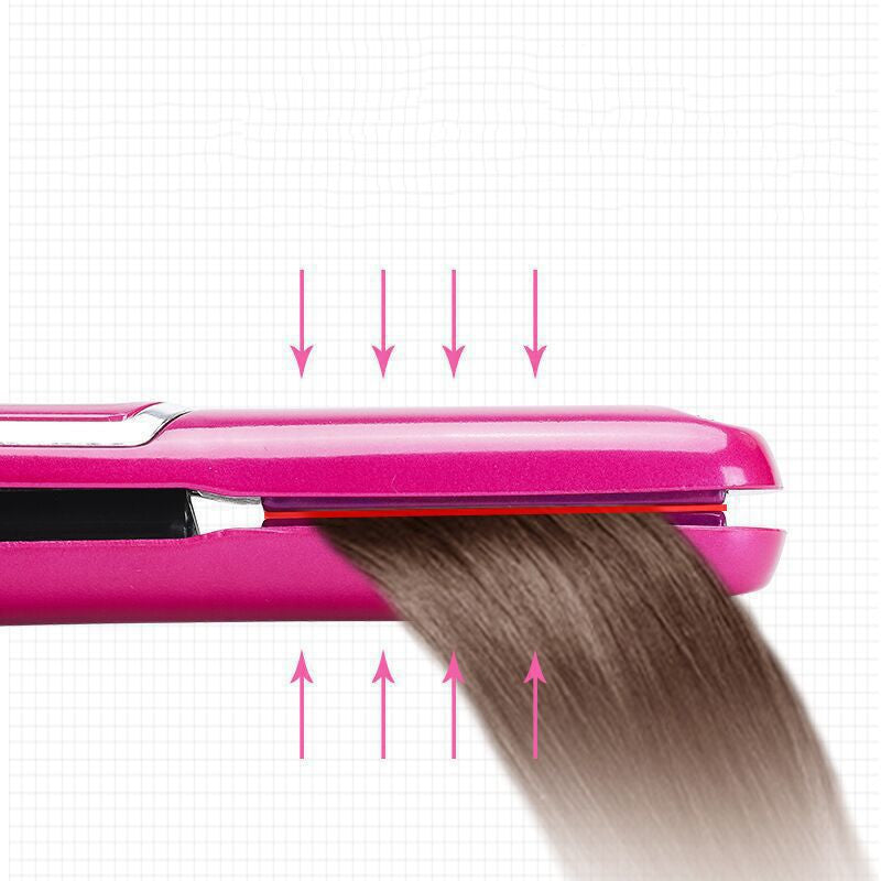 Plancha de pelo portátil recargable