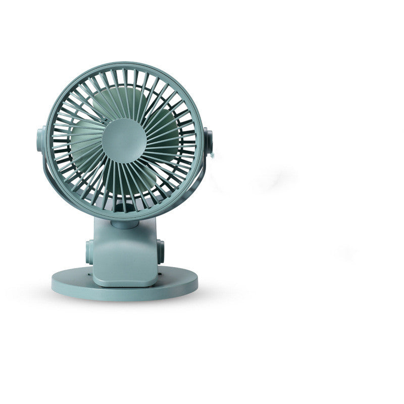 Mini ventilateur USB, grand vent, silencieux, pour bureau, anti-pincement, pour dortoir étudiant, lit, bureau, rechargeable, avec clip, mural