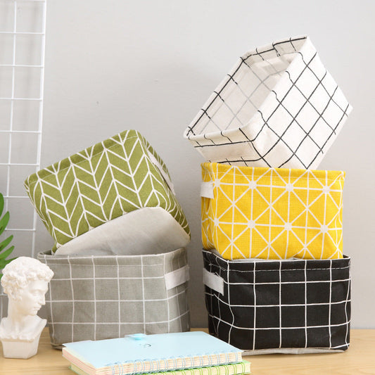 Table top storage basket
