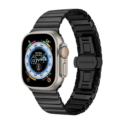Compatible avec le bracelet en acier inoxydable Smartwatch 8, boucle à nœud, bracelet de montre en métal IWatch
