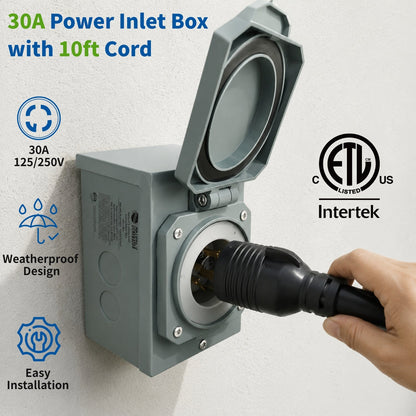 Nature's Generator 30A Power Inlet Box
