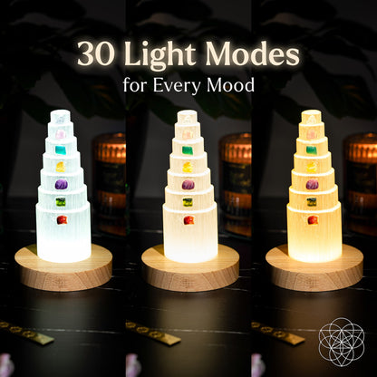 La Lampe Bouclier anti-stress - 7 Pierres de guérison