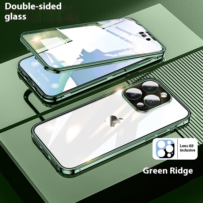 Double-Sided Glass Magnetic iPhone 16 Case – Ultra-Thin Drop Protection | Privacy & Standard