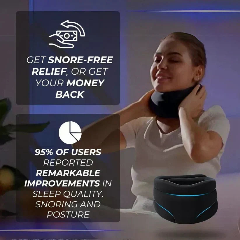 Anti Snoring Neck Pillow Ergonomic Cervical Sleep Support