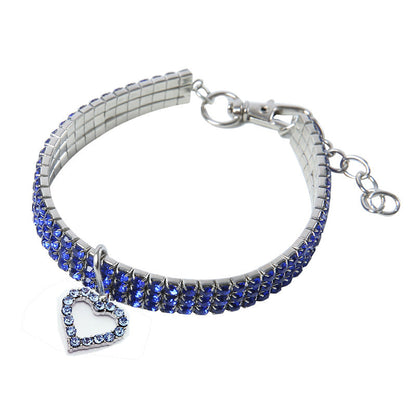 Collar de mascota con forma de corazón