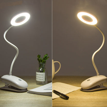 Lampe de bureau rechargeable à pince
