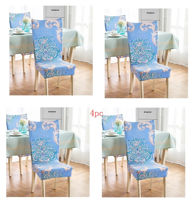 Funda de silla para el hogar, funda de silla de hotel, funda de silla para paquete, funda de silla elástica siamesa, funda de silla de oficina para ordenador