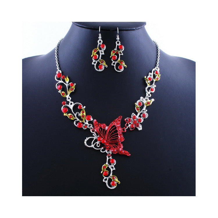 Dielian Flower Necklace Jewelry