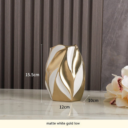 Light Luxury Advanced Creative Living Room Decoration Ceramic Vase