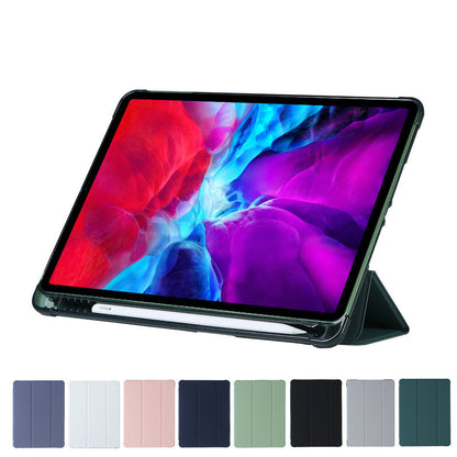 Compatible avec Apple, convient pour coque de protection ipad 10.9 pro 10.5 avec fente pour stylet, étui en cuir dormant mini, coque souple TPU airbag air4