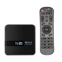 New Black Android RK3228A 2G/16G 4K HD TV BOX four Accessories and qr code manual