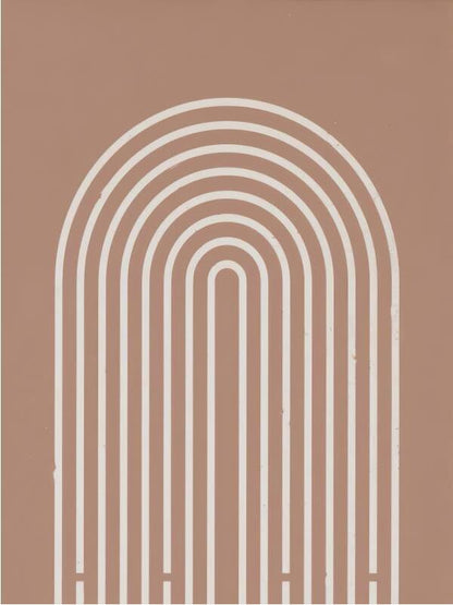Modern Abstract Curved Canvas Painting Wall Art Poster