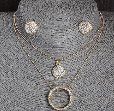 Jewelry Set Gold Women