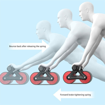 Double Wheel Abdominal Exerciser Fitness