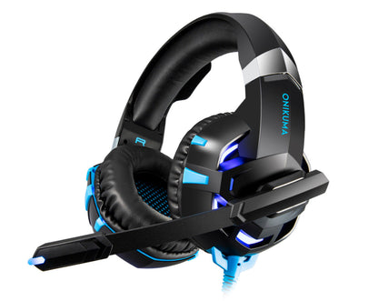 Casque de jeu K2PRO casque filaire lumineux pour ordinateur PS4