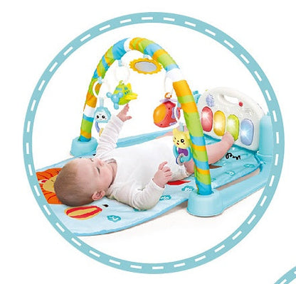 Cadre de fitness musical piano à pédales pour bébé, tapis de fitness pour bébé
