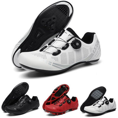 Zapatillas de Ciclismo Transpirables para Hombre, Zapatillas Deportivas de Bicicleta para Exteriores, Zapatillas de Ciclismo de Carretera con Calas para Mujer, Zapatillas Ciclismo