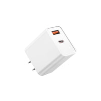 Charger Block For Iphone,20W Dual Port Fast Wall Charger,Usb C & Usb A Power Ada