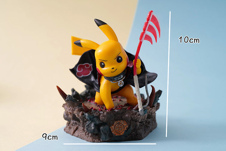 Pikachu x Naruto Anime Crossover PVC Figure