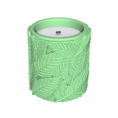 Leaf Relief Candle Cup Silicone Mold