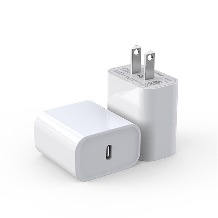 Wall Charger For Iphone 17/16/15/14, Ipad Pro/Air – 20W Pd Compact Power Adapter