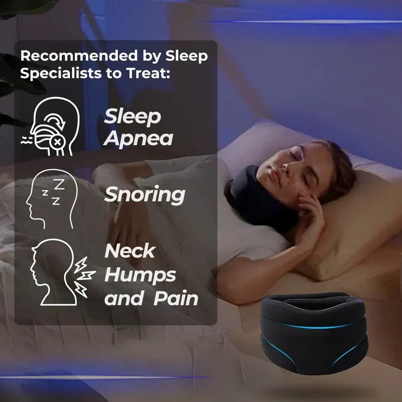 Anti Snoring Neck Pillow Ergonomic Cervical Sleep Support
