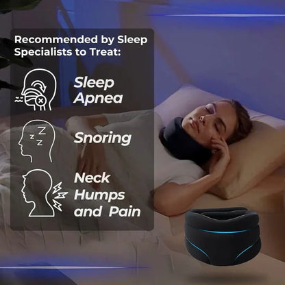 Anti Snoring Neck Pillow Ergonomic Cervical Sleep Support