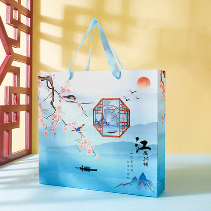 Gift box of Chinese style carved lipstick suit