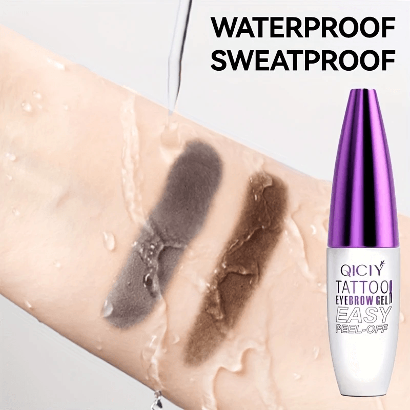 Easy Peel Off Eyebrow Gel Long-Lasting, Waterproof & Smudge Proof