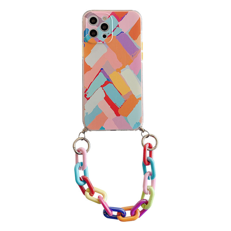 Graffiti Print All-Inclusive TPU iPhone Case – Fashion Street Art Cover | iPhone 7–12