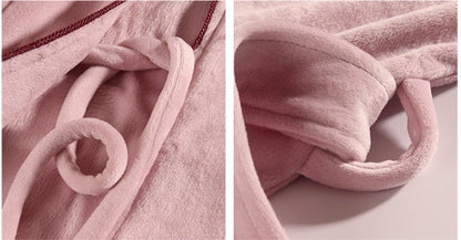 Robe unisexe d'hiver en velours de flanelle île de Bourgogne pour hommes et femmes