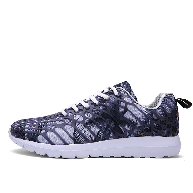 En otoño de 2021, los nuevos estudiantes zapatillas deportivas de camuflaje de tela estilo coreano, zapatos casuales para hombre