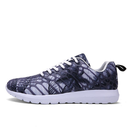 En otoño de 2021, los nuevos estudiantes zapatillas deportivas de camuflaje de tela estilo coreano, zapatos casuales para hombre