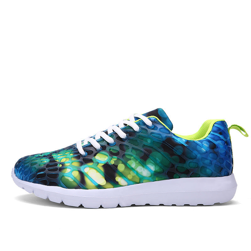 En otoño de 2021, los nuevos estudiantes zapatillas deportivas de camuflaje de tela estilo coreano, zapatos casuales para hombre