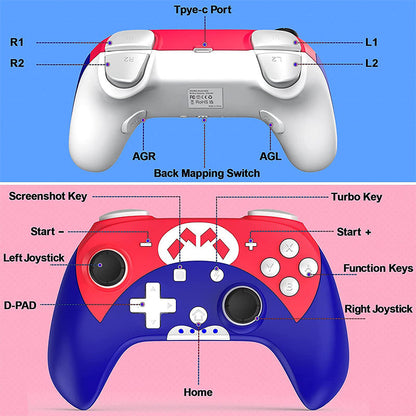 Gamepad SwitchPRO Gamepad Bluetooth Conexión Directa al Teléfono Móvil