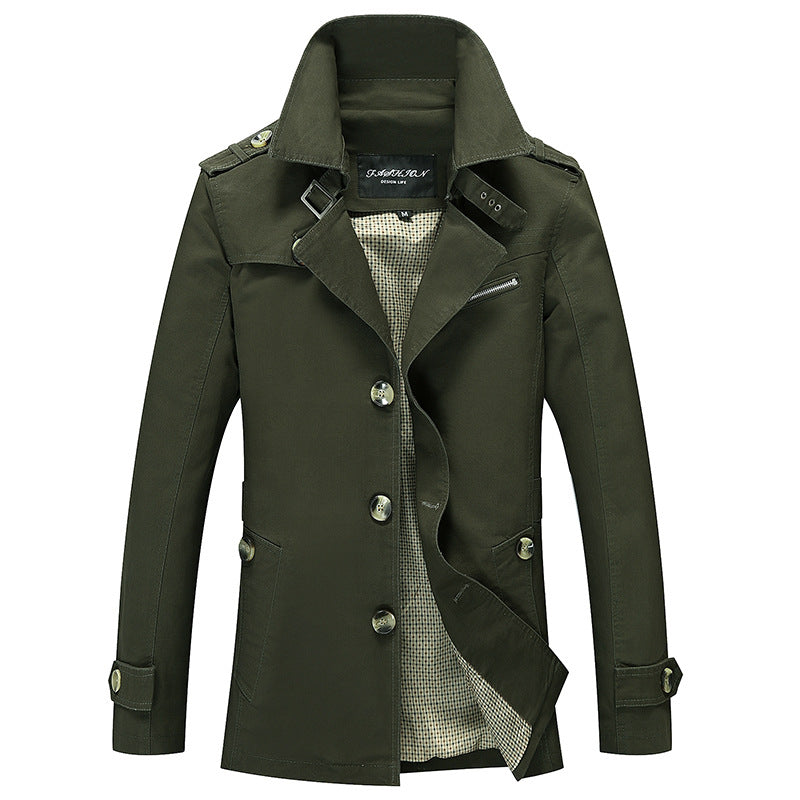Blouson coupe-vent lavé homme printemps Mode coréenne veste homme Vêtements homme